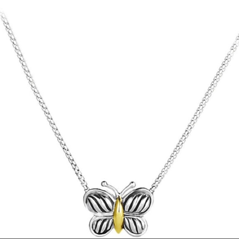 David yurman Butterfly Pendant Necklace